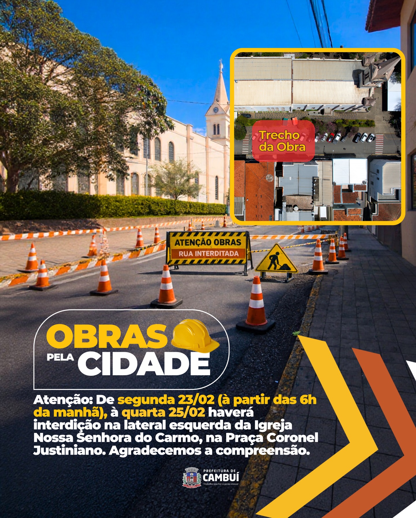 Post do instagram da Prefeitura de Mandirituba