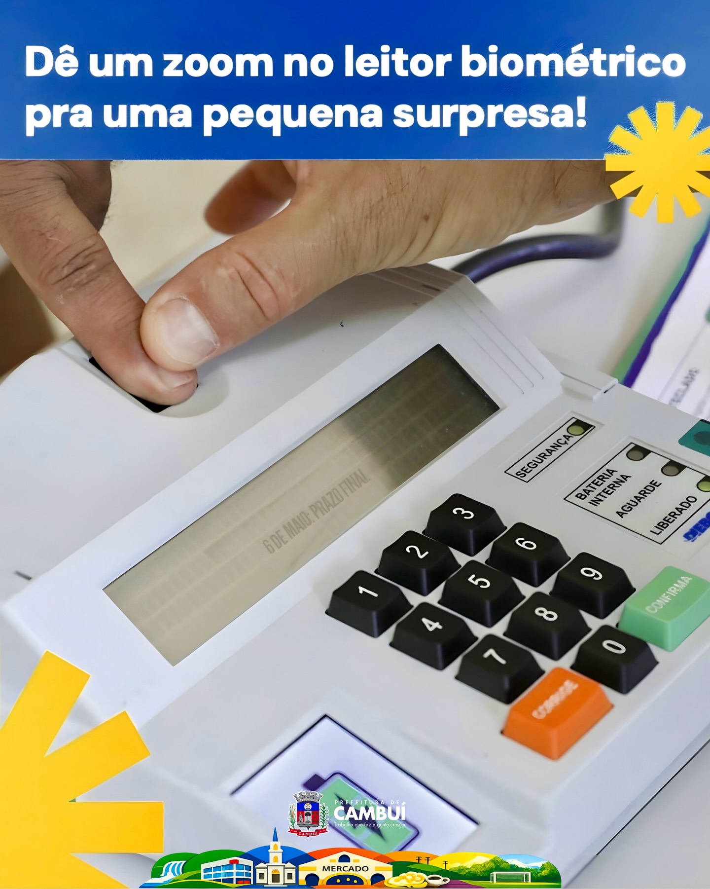 Post do instagram da Prefeitura de Mandirituba