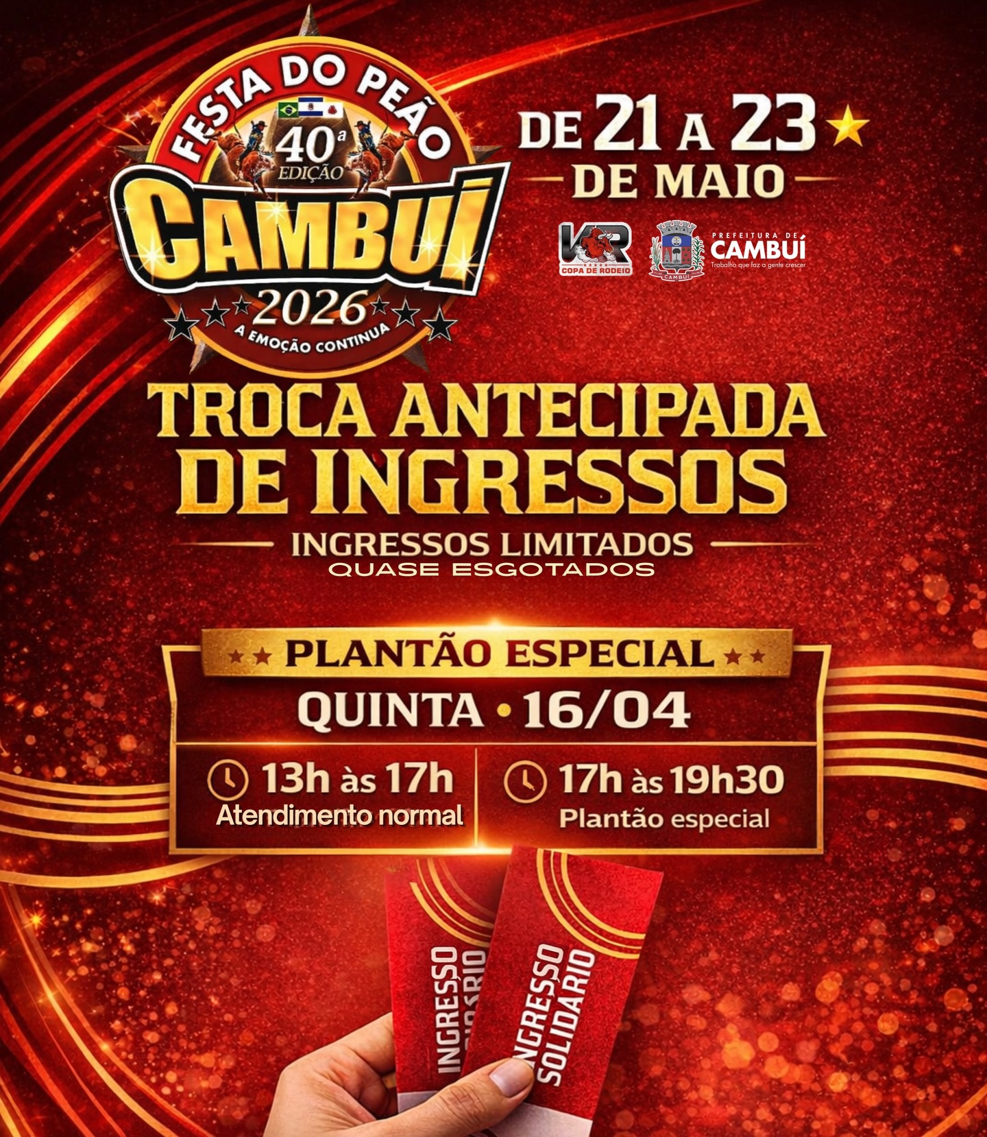 Post do instagram da Prefeitura de Mandirituba