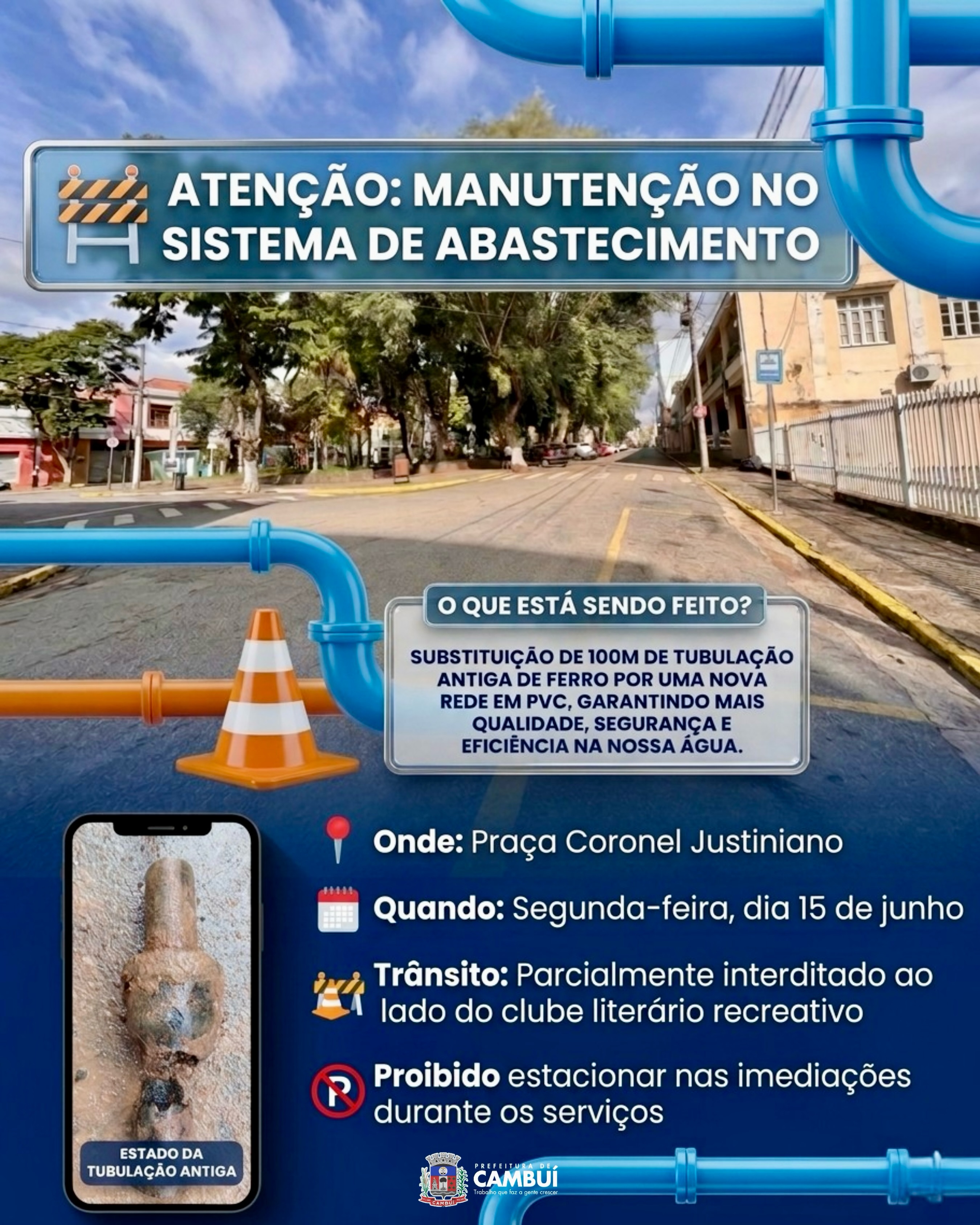 Post do instagram da Prefeitura de Mandirituba