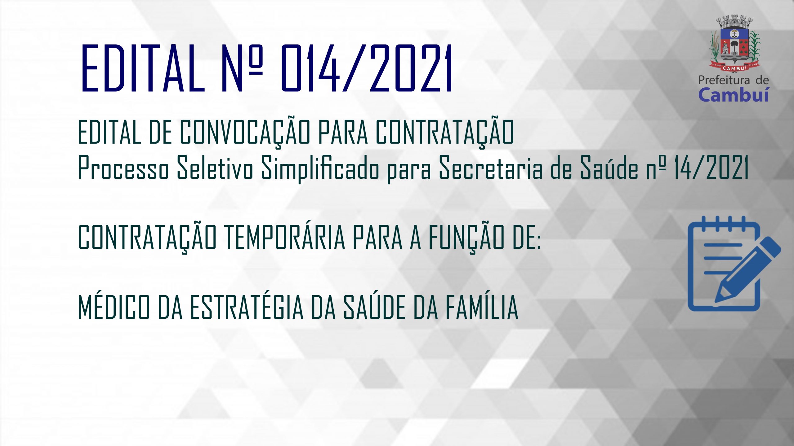 EDITAL 014/2021