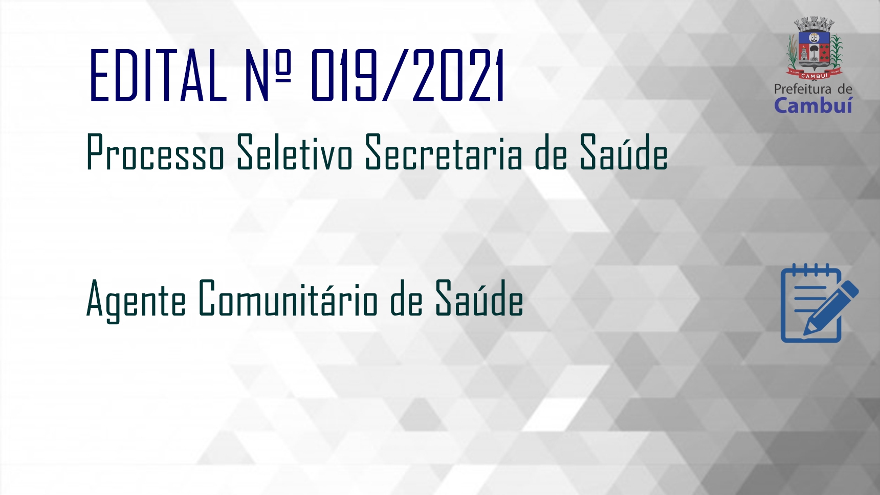 Resultado Final e Homologação – Processo Seletivo nº 19/2021